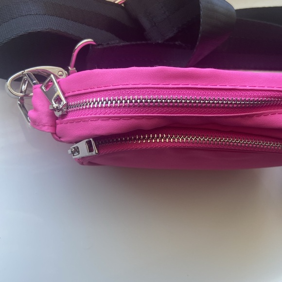 🔖ZARA Pink Purse Pouch Fanny Pack Bag Adjustable Removable Strap - Picture 4 of 7